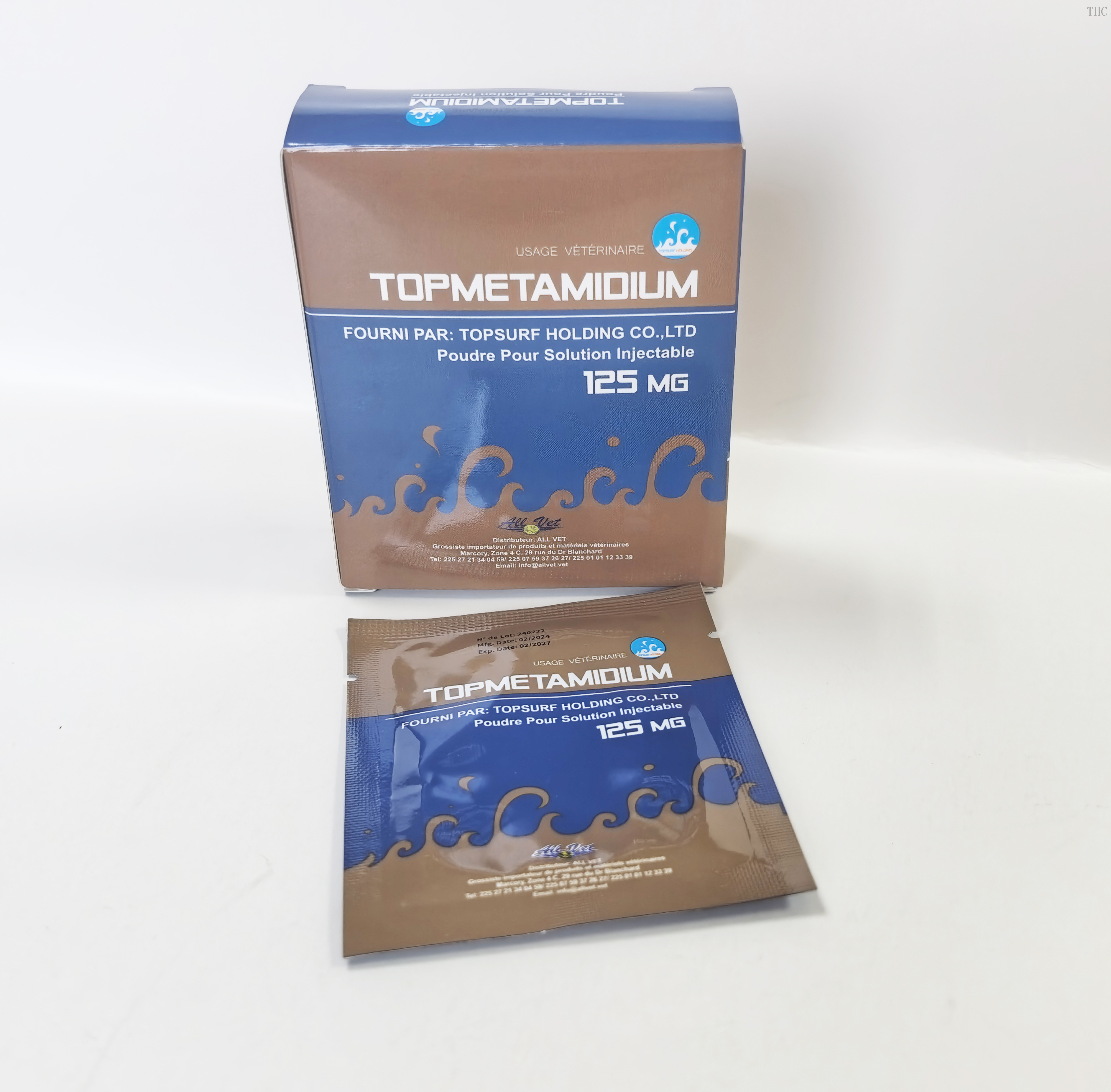 Poudre injectable de chlorhydrate de chlorure d'isométamidium